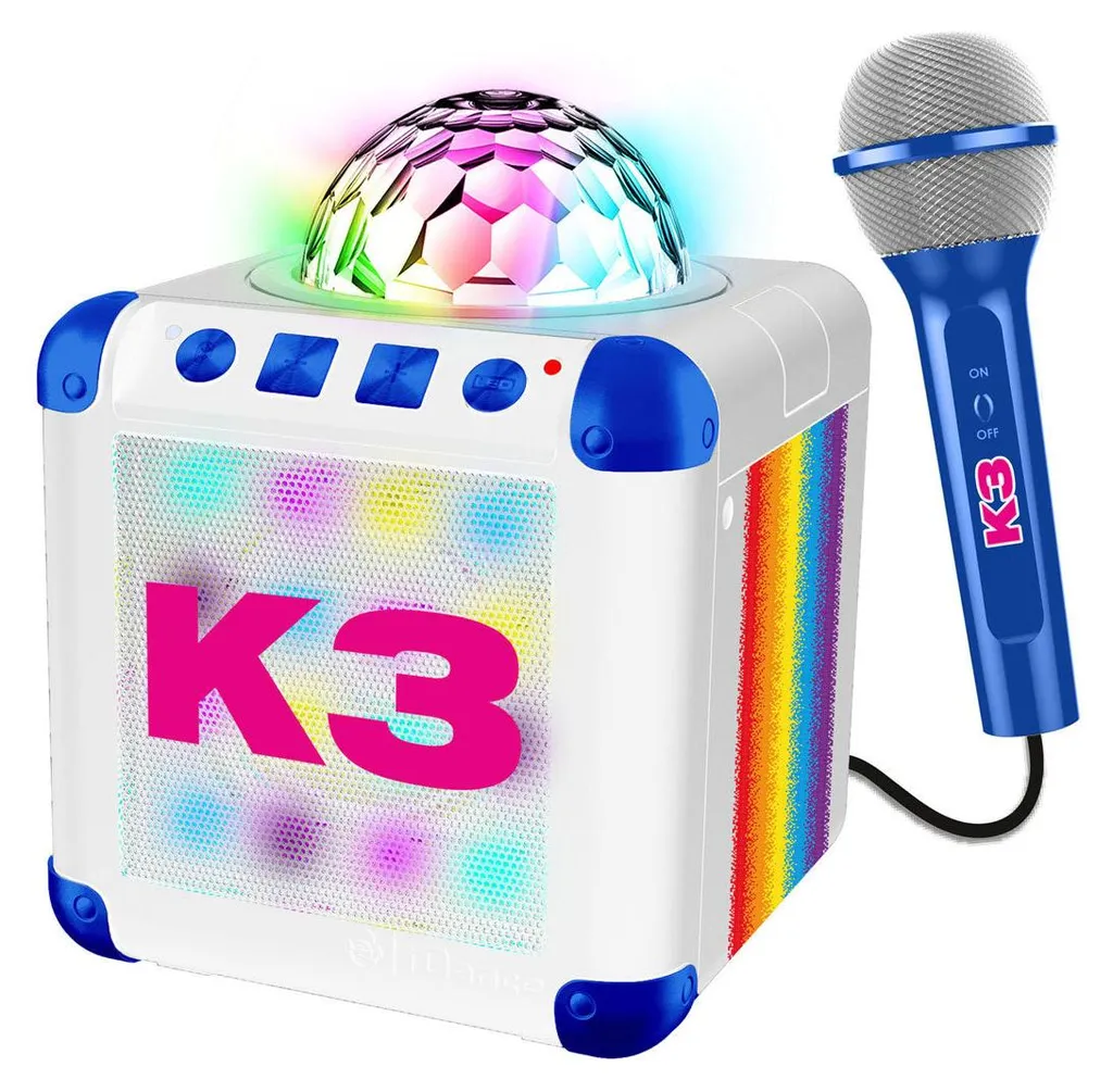 Haut-parleur Disco-Box K3 Rechargeable avec Effet Voix et Lumière