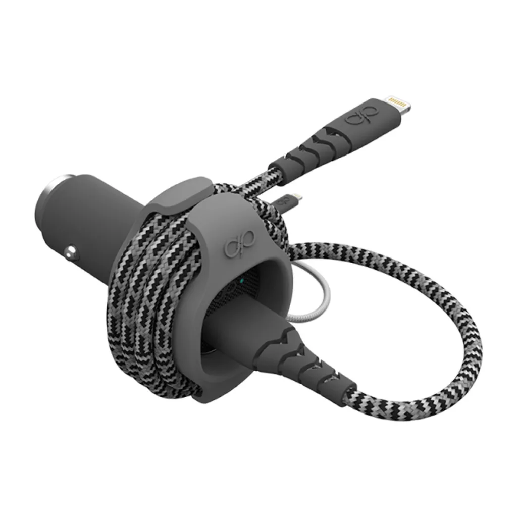 Chargeur de voiture 2 USB 4.8A Force Power Gris : Idéal pour vos Trajets - 6