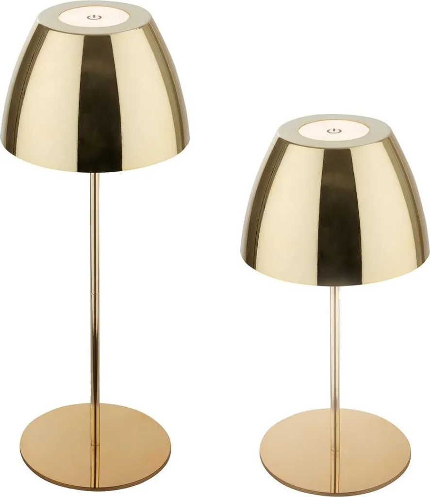 Briloner Serina Lampada LED Oro Senza Fili IP44 Dimmerabile per Esterni