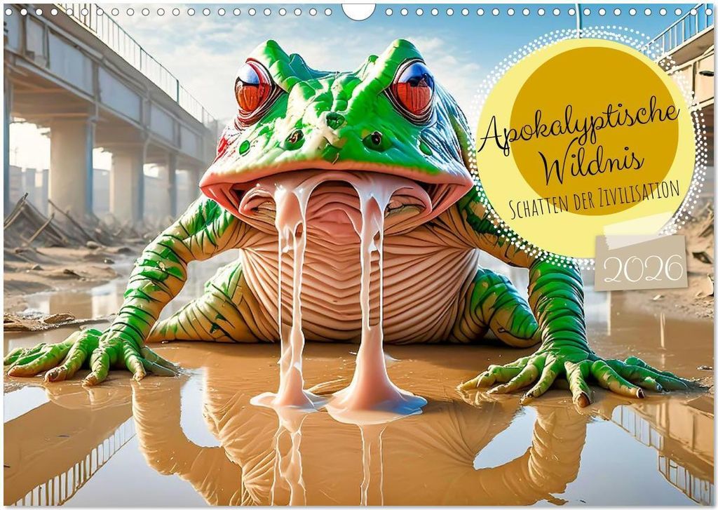 Apokalyptische Wildnis - Schatten der Zivilisation (Wandkalender 2026 DIN A3 quer), CALVENDO Monatskalender