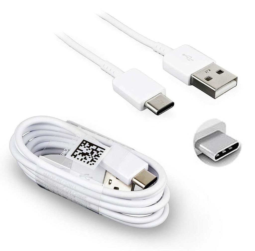 Samsung USB-C Kabel 1,2m, 3A, Schnellladung, Weiß Produktbild 