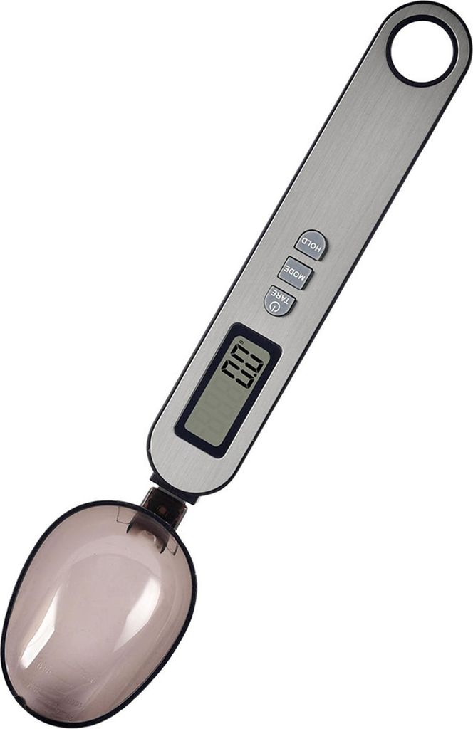 MODFU Präzisionswaagen 500g, Küchenwaage 0,1g genau, Digitale Löffelwaage,Haustierfutter Messlöffel,Edelstahl Messlöffel Waage, Milchpulver Me...