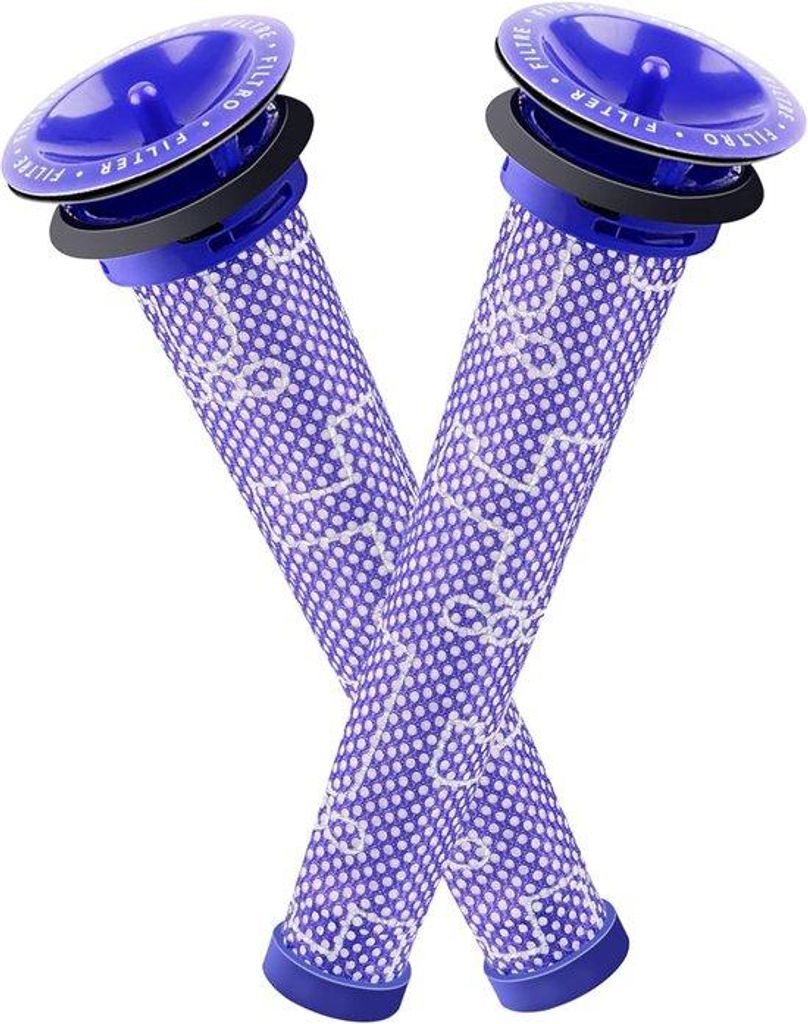 2er-Set Ersatz-Vorfilter für Staubsauger - Filter für Dyson V6 V7 V8 DC59 DC58 - Ersatzteil 965661 01