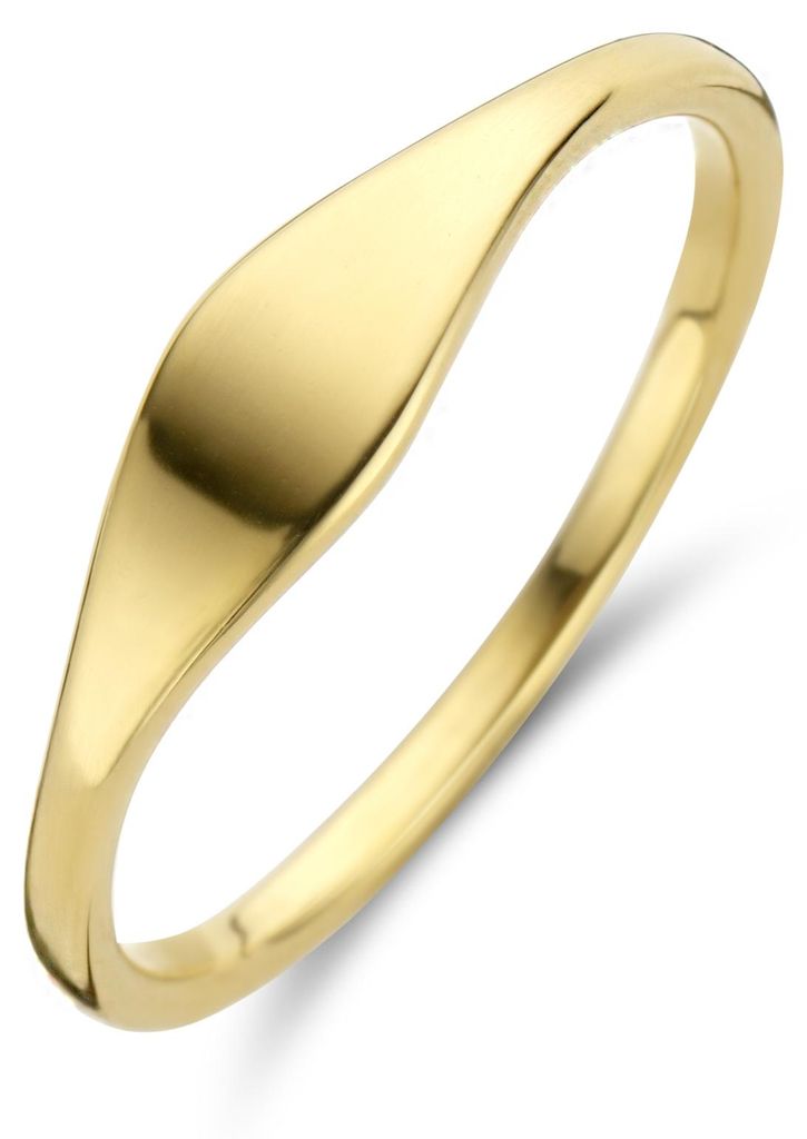 CO88 Collection 8CR-10030-54 Stalen Ring - Dames - 4,5 mm tot 1,5 mm Breed - Maat 54 - Goudkleurig