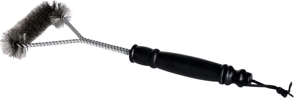Brosse à barbecue à trois côtés en acier inoxydable, longueur 30 cm