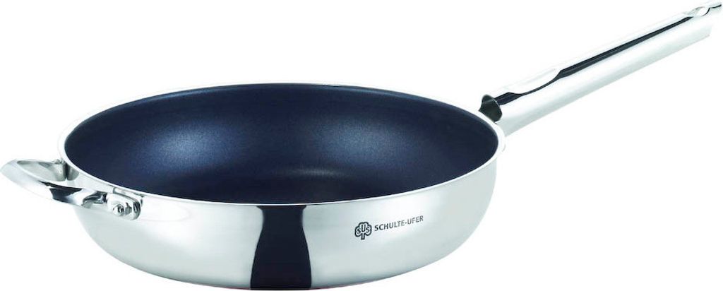 Schulte-Ufer Bratpfanne Romana i XXStrong, Hoch, Servierpfanne, Edelstahl 18/10, 24 cm, 6870-24 i