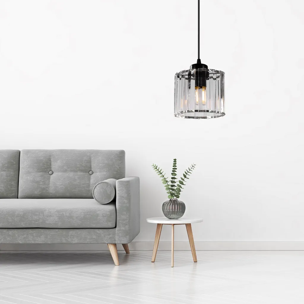Luminaire Noir Toolight APP511-1CP : Solution Déco pour Plafond Bas ou Haut - 5
