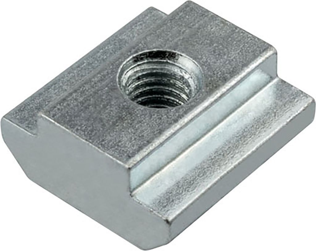 KLAK 45 - Edelstahl Nutenstein schwer Gleitmutter M6 Nut 10 für Aluprofil 45-er - 100 Stück