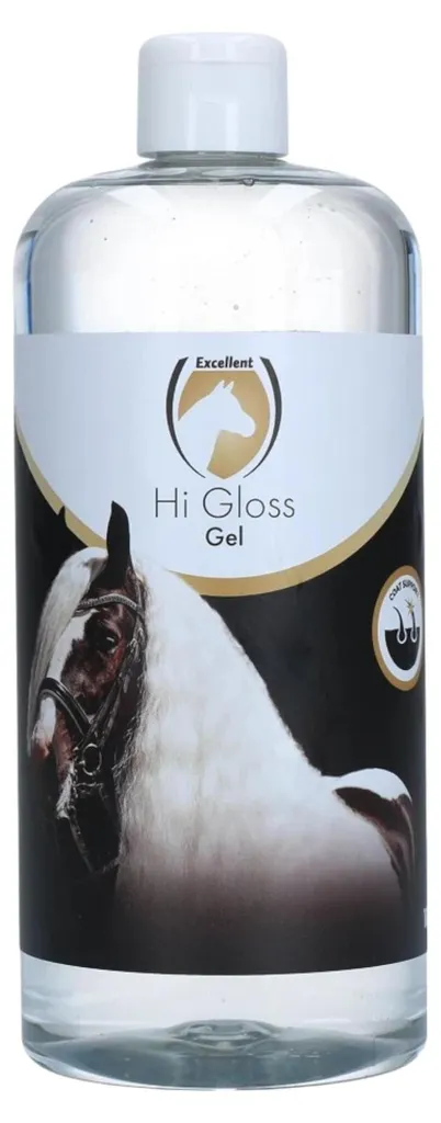 Gel de Lustrage Excellent Horse 1L pour une brillance intense en compétition