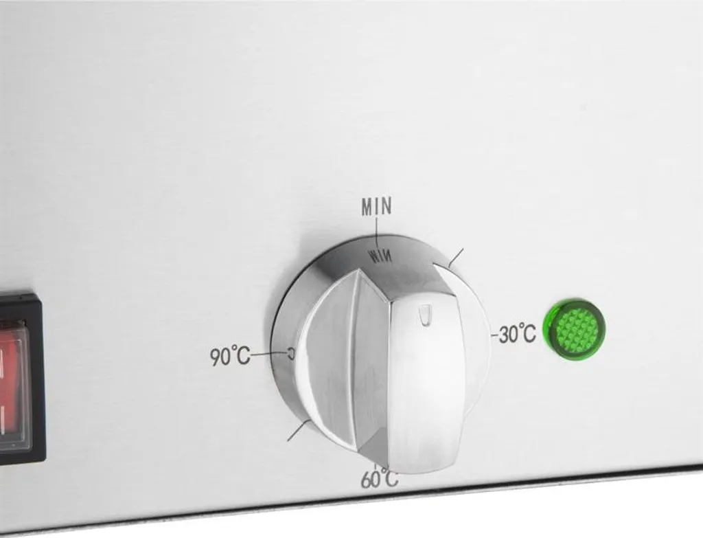 Bain-marie Buffalo 2 bols 5,2 L à température réglable