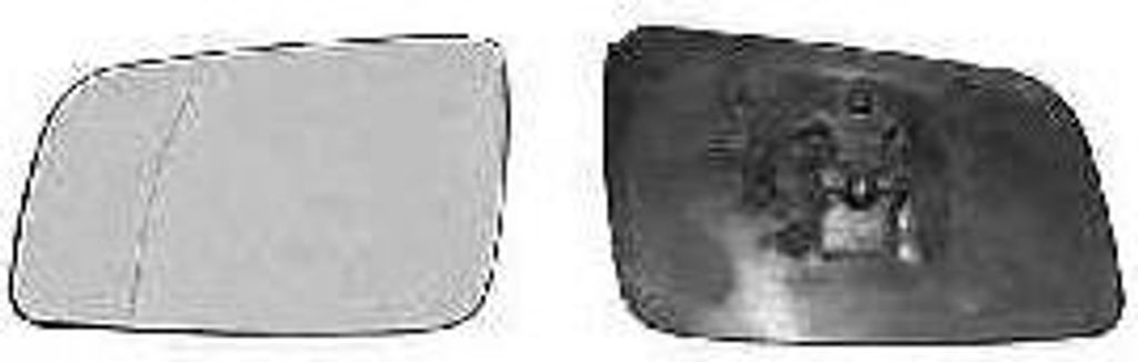 Van Wezel Außenspiegelglas rechts für Opel Astra G