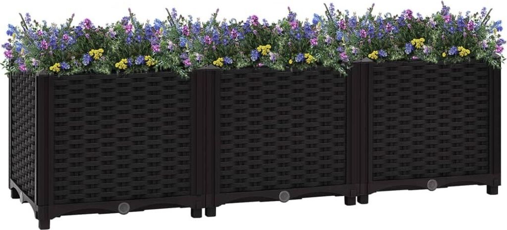 Hochbeet 120x40x38 cm Polypropylen Produktbild 