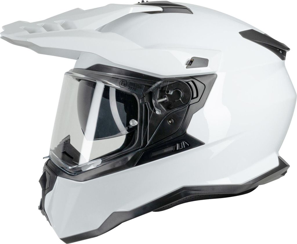 Spec-X Crosshelm SX-62.01 weiß glänzend S