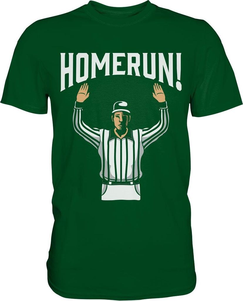 Homerun American Football Falscher Sport Humor T-Shirt – Produktbild 