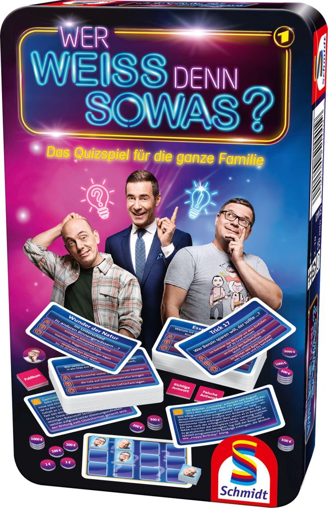 Schmidt Spiele Wer weiss denn sowas?, Kartenspiel, Trivia Produktbild 