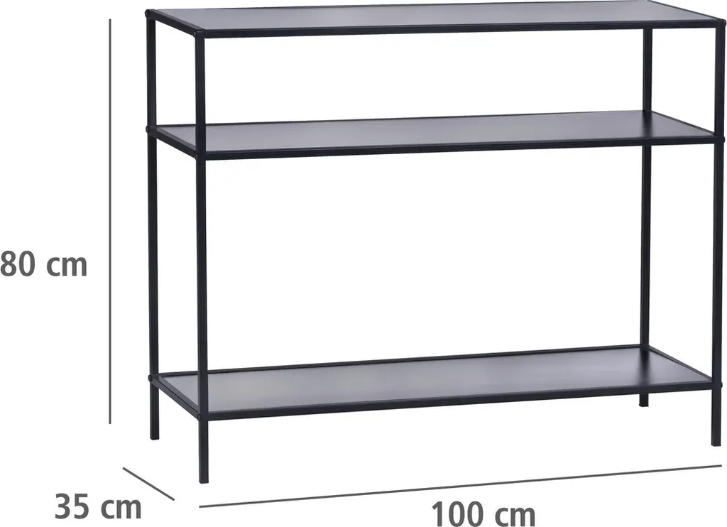 Table console industrielle pour entrée et salon meuble d'appoint - 6