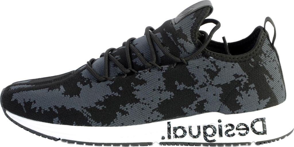 Desigual Runner Knit Sock Low Black 36