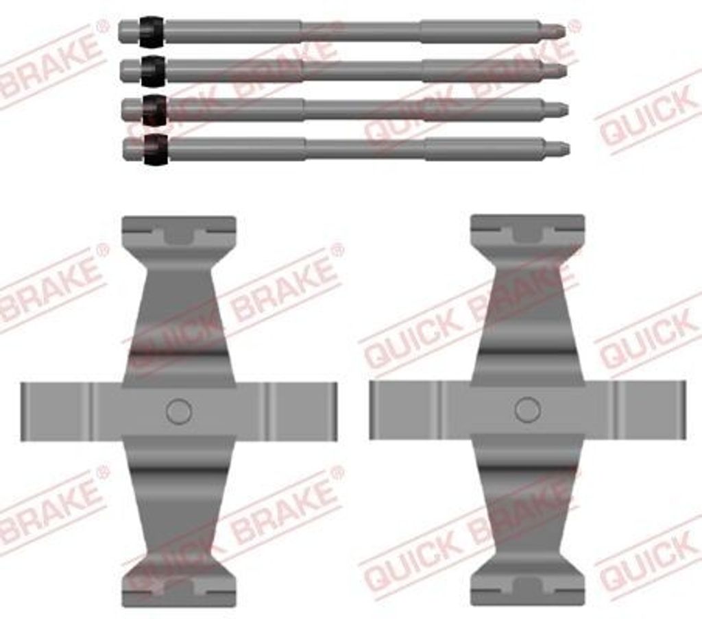 QUICK BRAKE 109-0171 Zubehörsatz Scheibenbremsbelag Vorne für POLESTAR Polestar 2