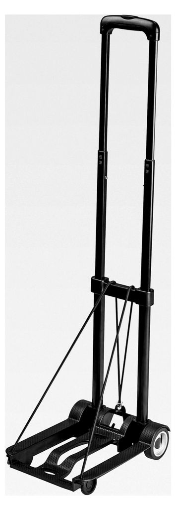 Mini-Sackkarre - 45 kg Tragkraft - Klappbar - Höhenverstellbarer Handgriff - Integrierte Spanngurte - Vollgummi-Laufflächen - Stahl