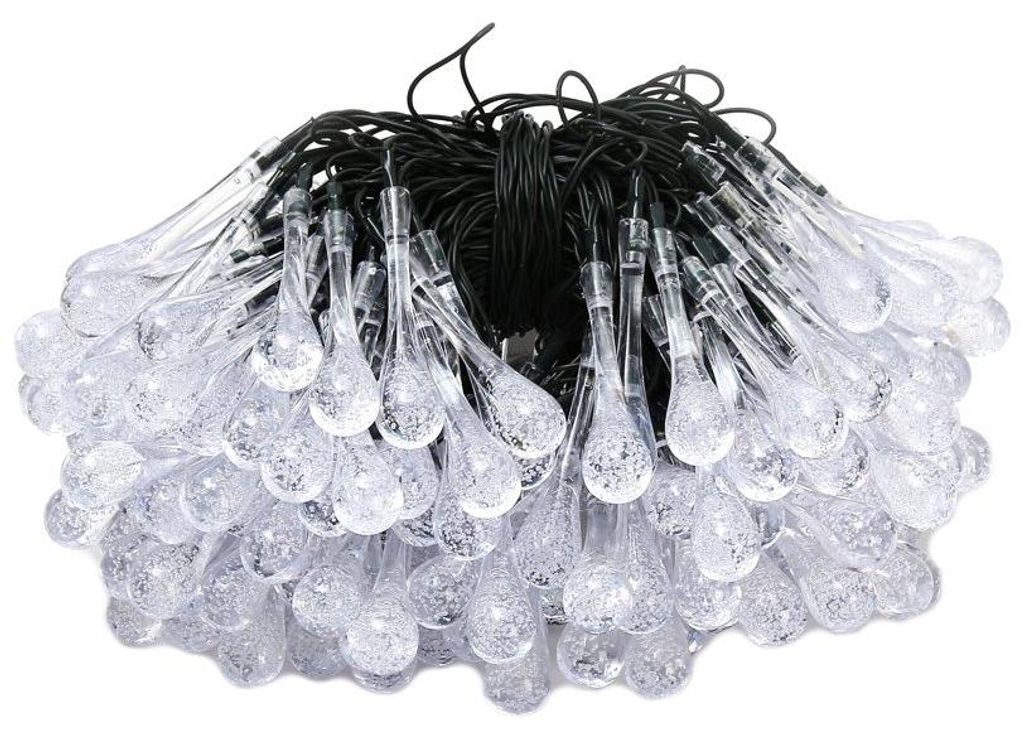 IMMAX LED-Solar-Dekorationskette DROP, 200 LEDs, IP65, Produktbild 