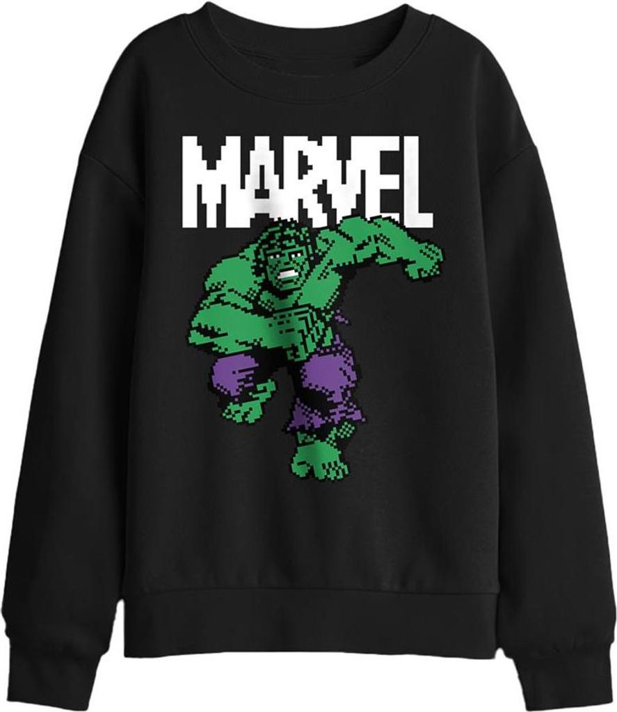 Hulk - Sweatshirt für Kinder TV30048 (128) (Schwarz)