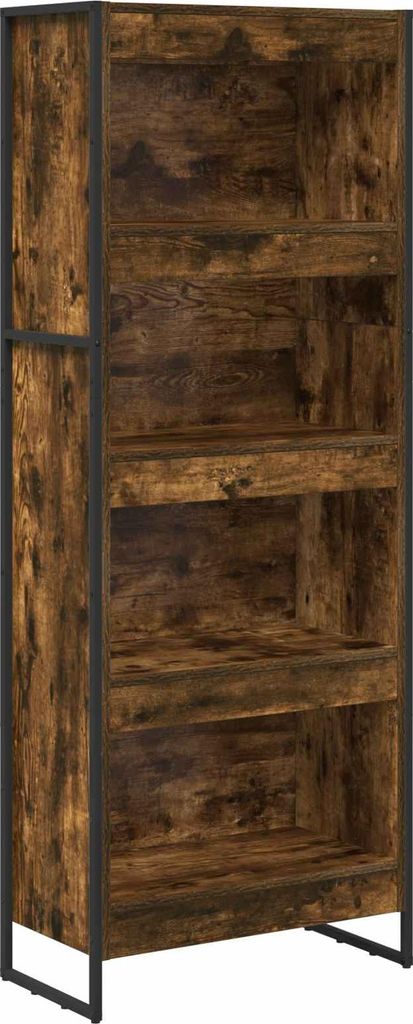 Bücherregal Raucharbe 60 x 30 x 155 cm Holzwerkstoff