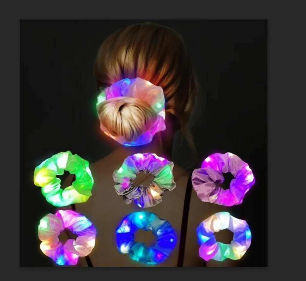 Serre-tête LED Néon Lot de 6 Accessoires de Cheveux pour Fête et Festival