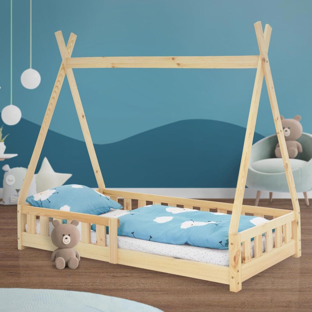 ML-Design detská posteľ tipi 80x160 cm s ochranou proti Obrázok produktu 