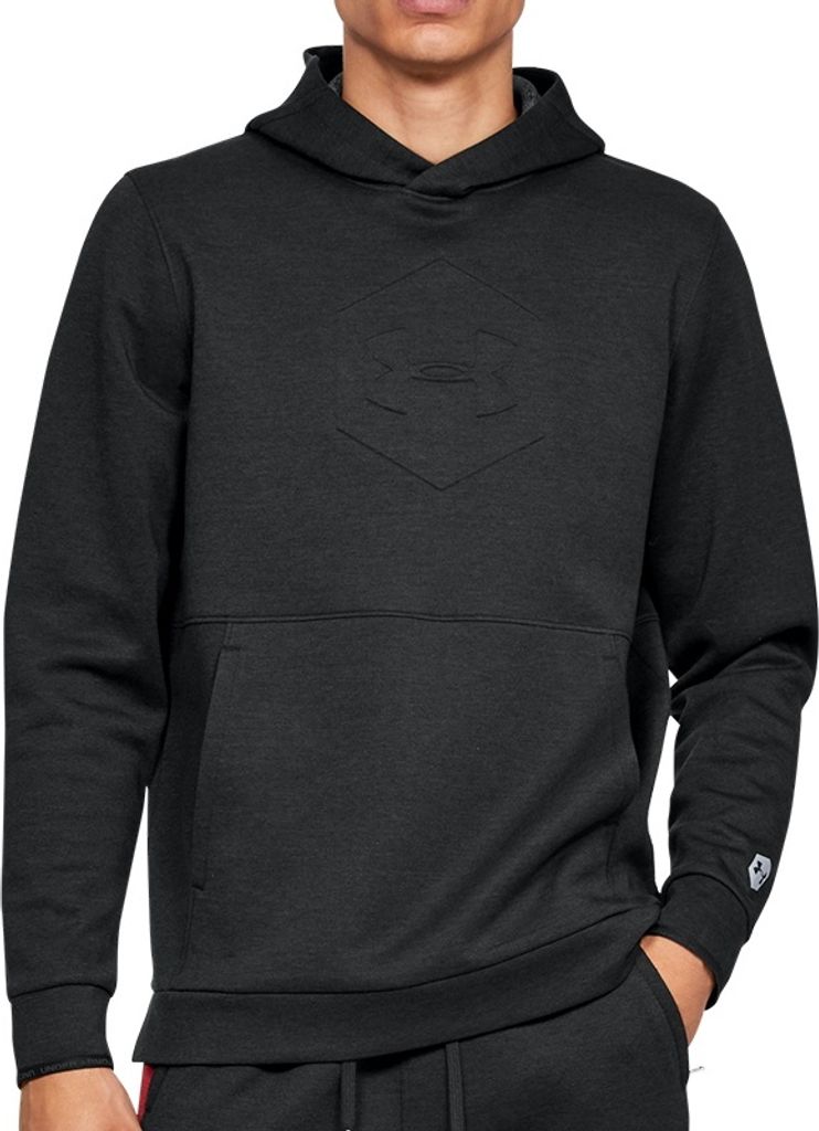 Under Armour Athlete Recovery Fleece Graphic Hoodie schwarz