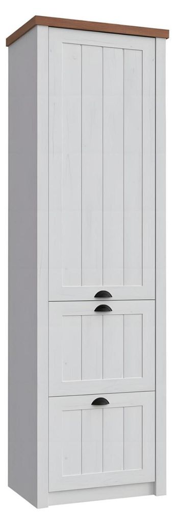 Kleiderschrank Holzschrank Stoff mit Schubladen ausziehbarer Kleiderbügel