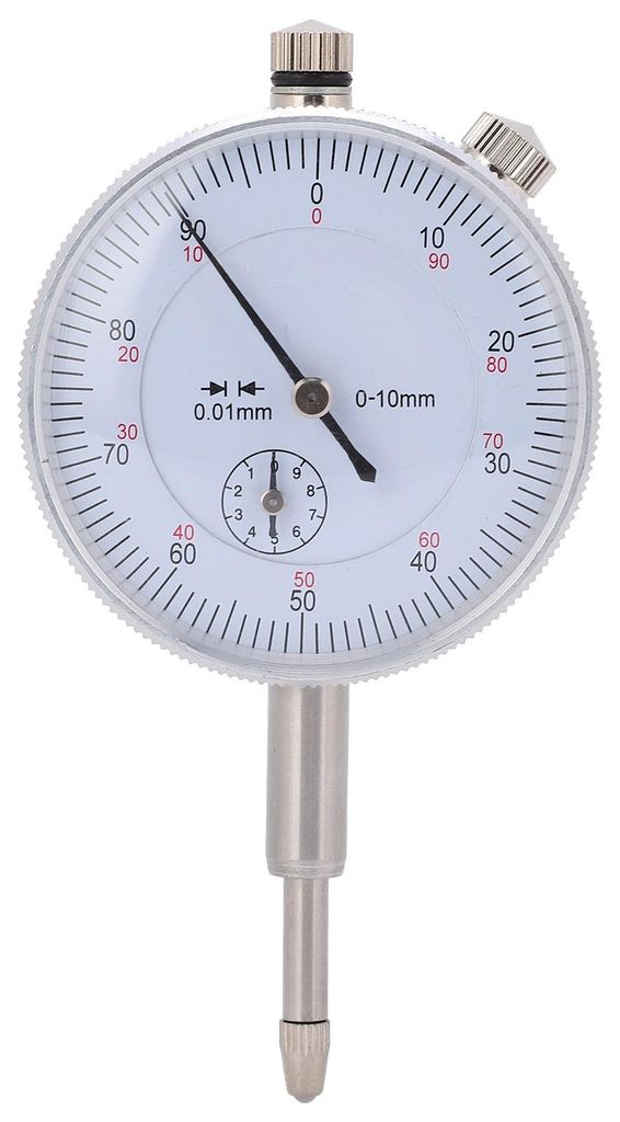 010-mm-Messuhr, hochpräzise, Aluminiumgehäuse, Zeiger, mechanischer Innendurchmesser-Tiefenmesser