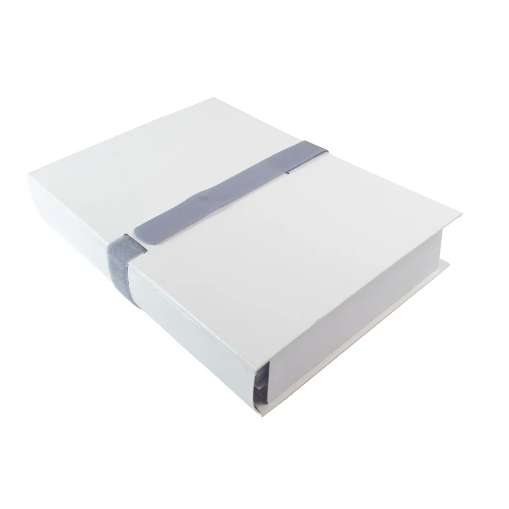 Chemise extensible 10 cm en Balacron blanc Exacompta 631E sangle scratch