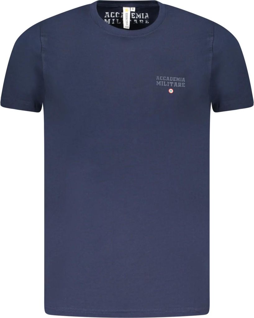 Kurzarm TShirt Akademie Rundhals Logo S5S638 5586 BL044 : Größe - L Größe: L