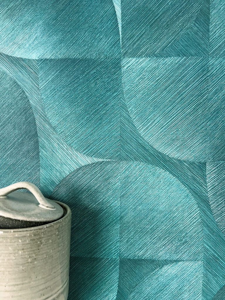 NEWROOM Tapete Marick Blue Blau Vliestapete - Modern Muster Linien Germany
