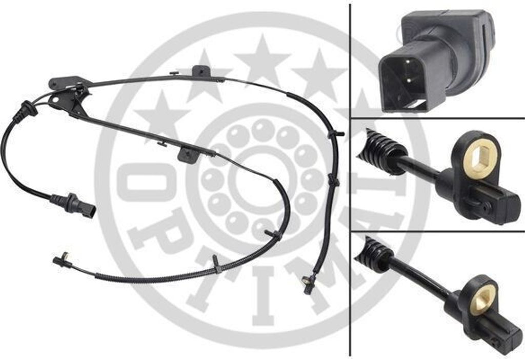 OPTIMAL ABS Sensor Raddrehzahl Hinten für FORD Fiesta Mk5 Schrägheck (JH1, JD1, JH3, JD3) 06-S087