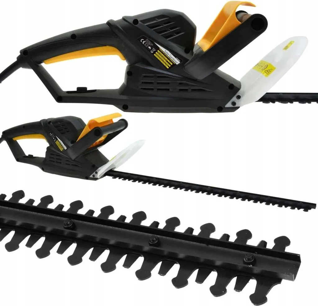 Taille-haie filaire 1600W de 45cm pour entretien jardin et arbustes fins