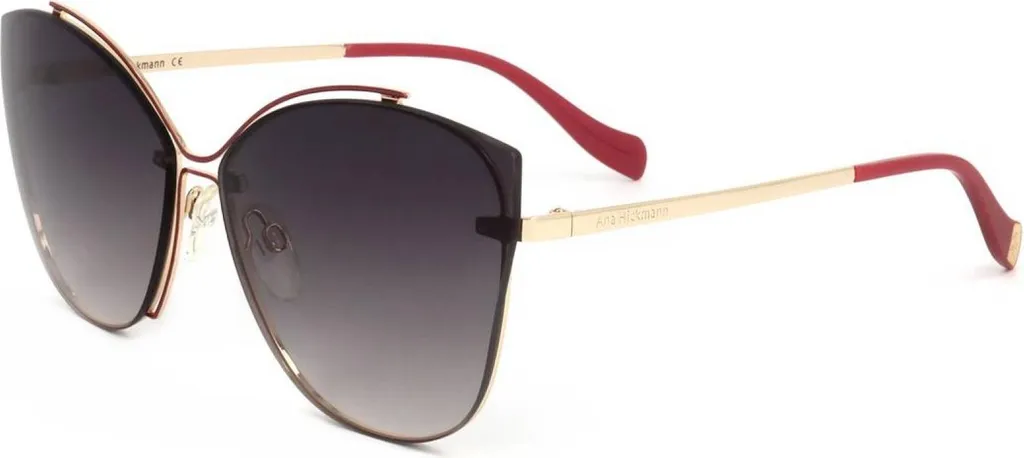 Ana Hickmann AH3175 07A 63: Occhiali da Sole Donna Red Gold Eleganti