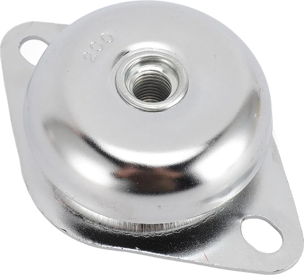 Plots antivibratoires professionnels M14 inox pour groupe électrogène
