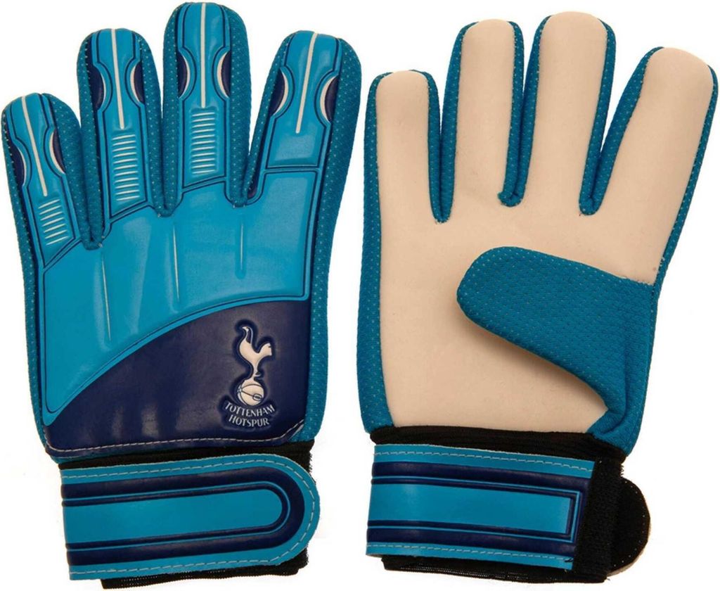 Tottenham Hotspur FC - Torhüter-Handschuhe für Kinder RD3633 (10-16 Jharen) (Weiß/Marineblau)