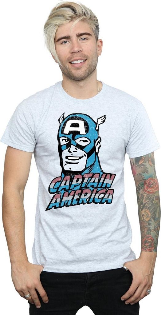 Marvel - T-Shirt für Herren BI37479 (L) (Schwarz)