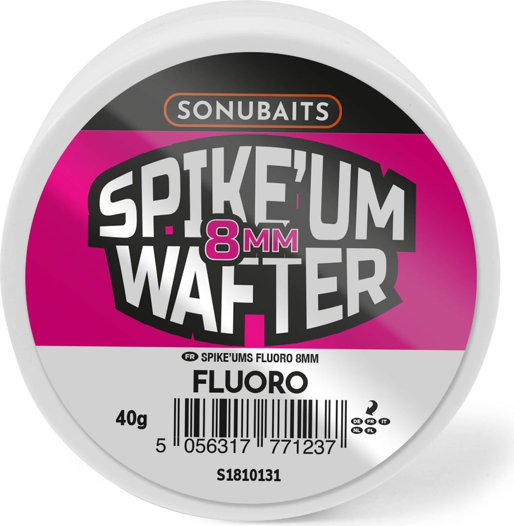Sonubaits Spike'um Wafters Fluoro 8mm 40g pellet Immagine del prodotto 
