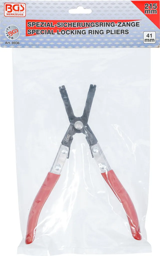 BGS 8936 Pinze per Anelli di Sicurezza Speciali 215 mm - Qualità Professionale - 4
