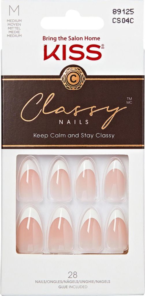 Kiss Classy M French Nagelkleber 28 Stück