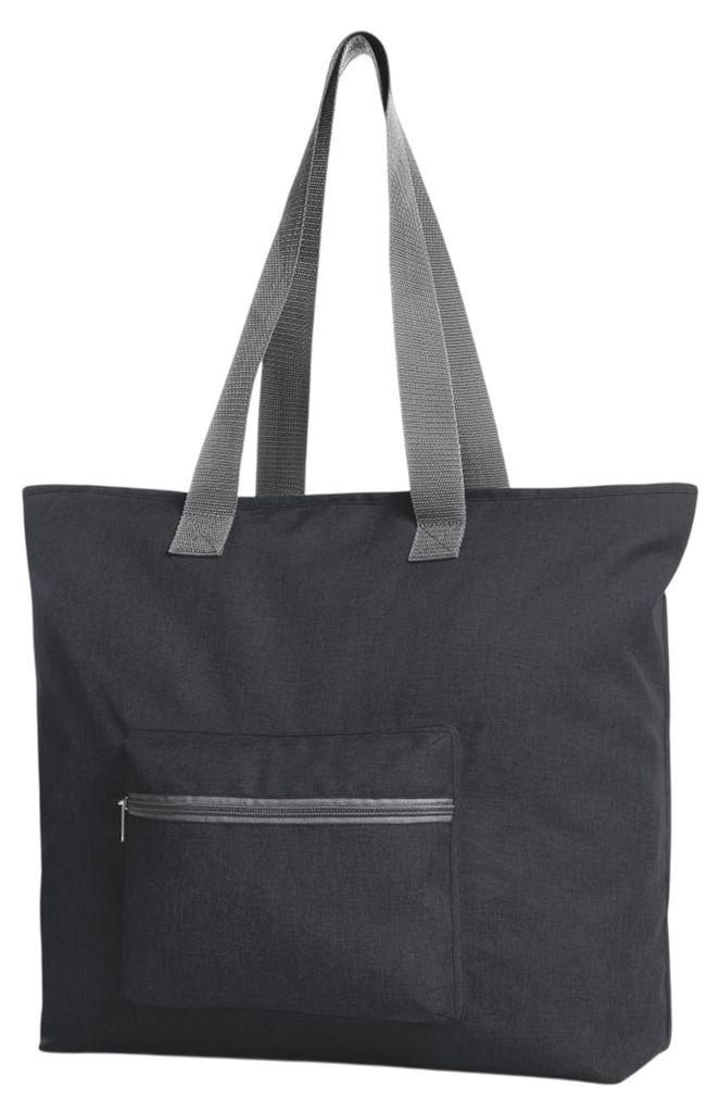 Halfar - Einkaufstasche "Sky" LT2935 (Einheitsgröße) (Schwarz)