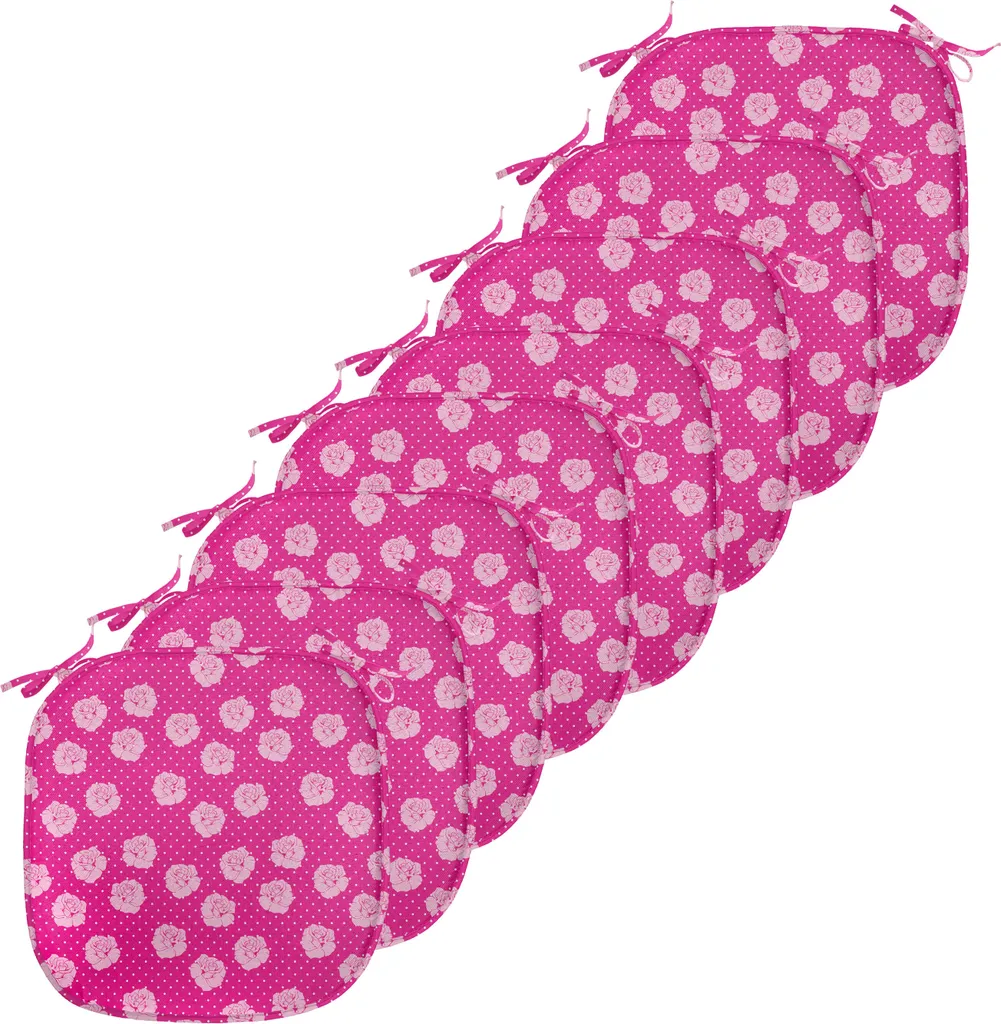 Coussins Décoratifs Imperméables 40x40 Rose Vintage Love Dot x8