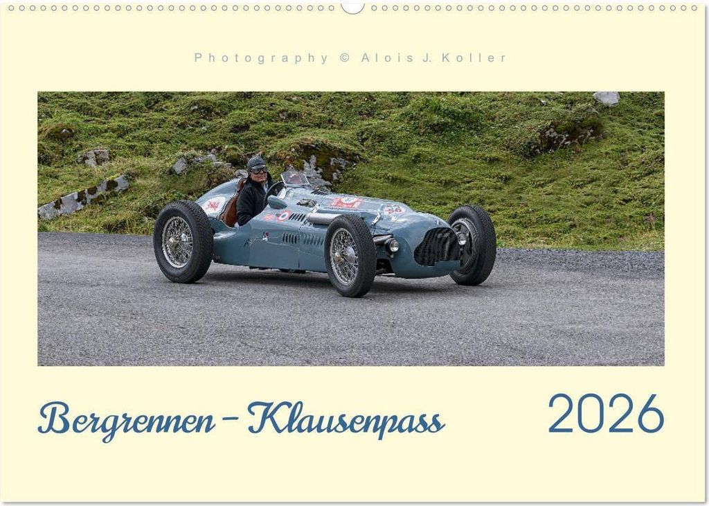Bergrennen – Klausenpass (Wandkalender 2026 DIN A2 quer), CALVENDO Monatskalender