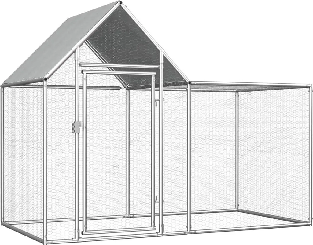 Enclos Grillagé 2m pour Poules - Sécurisez votre Basse-Cour avec Style