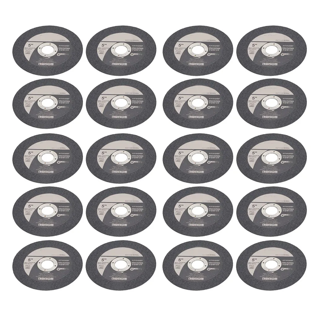 20 Disques à tronçonner inox 125mm x 1.2mm pour meuleuse d'angle radiale