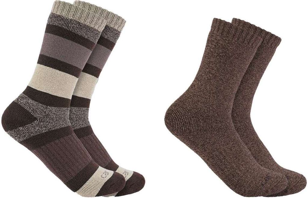 CARHARTT Bekleidung SC3152-W-AS1 Carhartt Crew dunkelbraun/bunt-kombi Größe