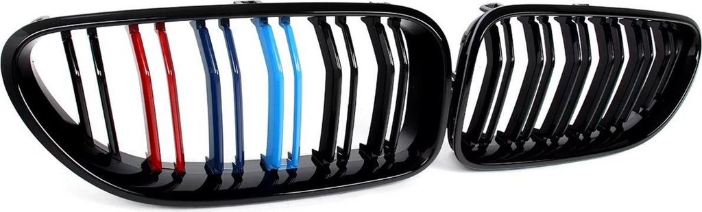 Zitro Frontgrill – M-Color Gloss Schwarz – Für BMW M6 F06/F12/F13 650i/640i – Autozubehör